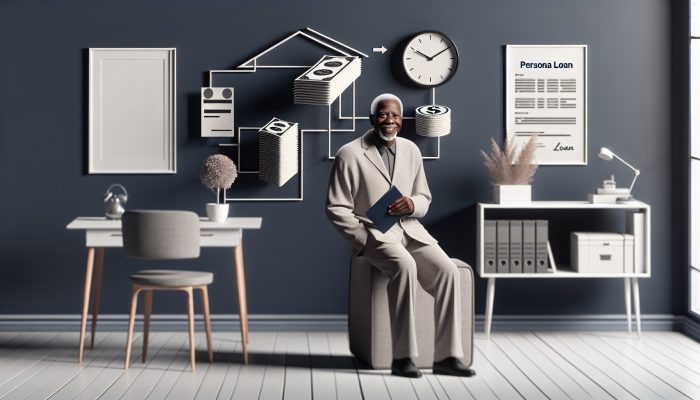 Top Debt Consolidation Strategies for Retirees: Your Complete Guide to Financial Freedom | DCL Elderly retiree confidently consolidates debts with personal loan in orderly home office.