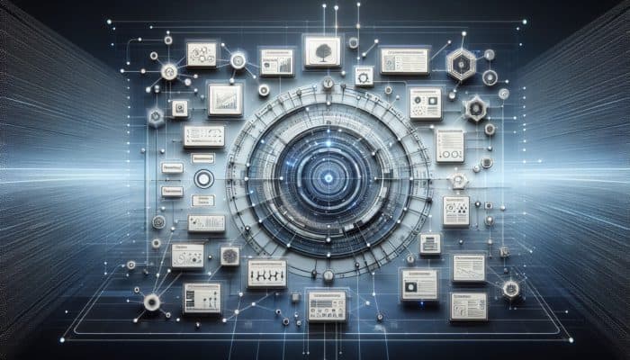 Structure Content for Scannability and User Experience: A digital interface with structured content, headings, and navigation, enhancing readability and engagement.