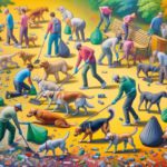Community Cleanups with Dogs: A Worldwide Cleanliness Drive