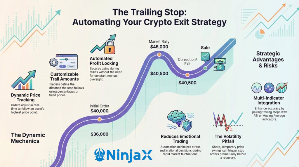 Trailing Stop Function in Cryptocurrency Trading