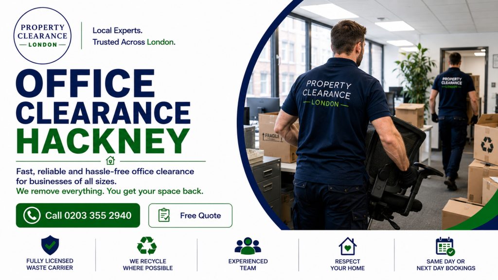 Office Clearance Services in Hackney: Quick and Trustworthy