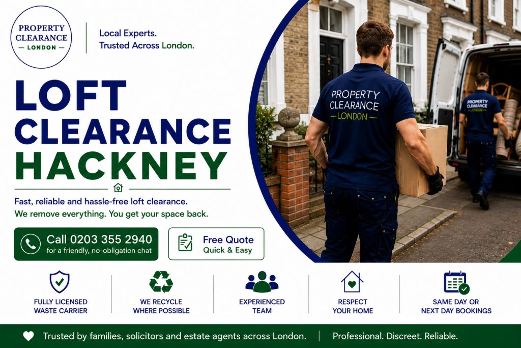 Loft Clearance Services: Expert Help Available in Hackney